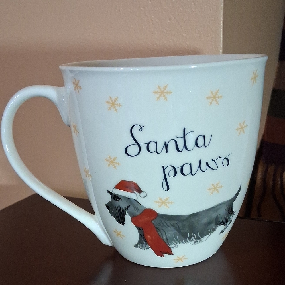 Santa Paws Scottish Terrier Holiday Mug By Milly Green. British Design. Ex Cond. - Picture 4 of 12